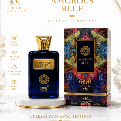 Amorous Blue by Castle Bejar Privé Eau de Parfum 100ml luxury unisex perfume bottle.