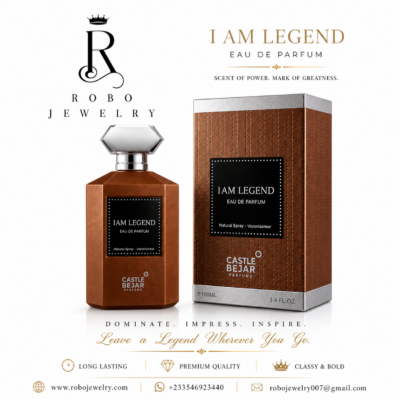 I Am Legend Eau de Parfum 100ml by Castle Bejar Privé displayed in luxury brown packaging with premium bottle design.