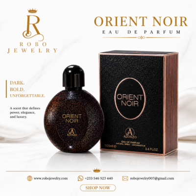 Alonzo Orient Noir Eau de Parfum 100ml luxury floral oriental perfume bottle with premium packaging.